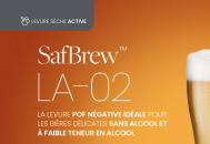 SafBrew™ LA-02 : la nouvelle levure POF négative pour vos NABLAB les plus délicates !