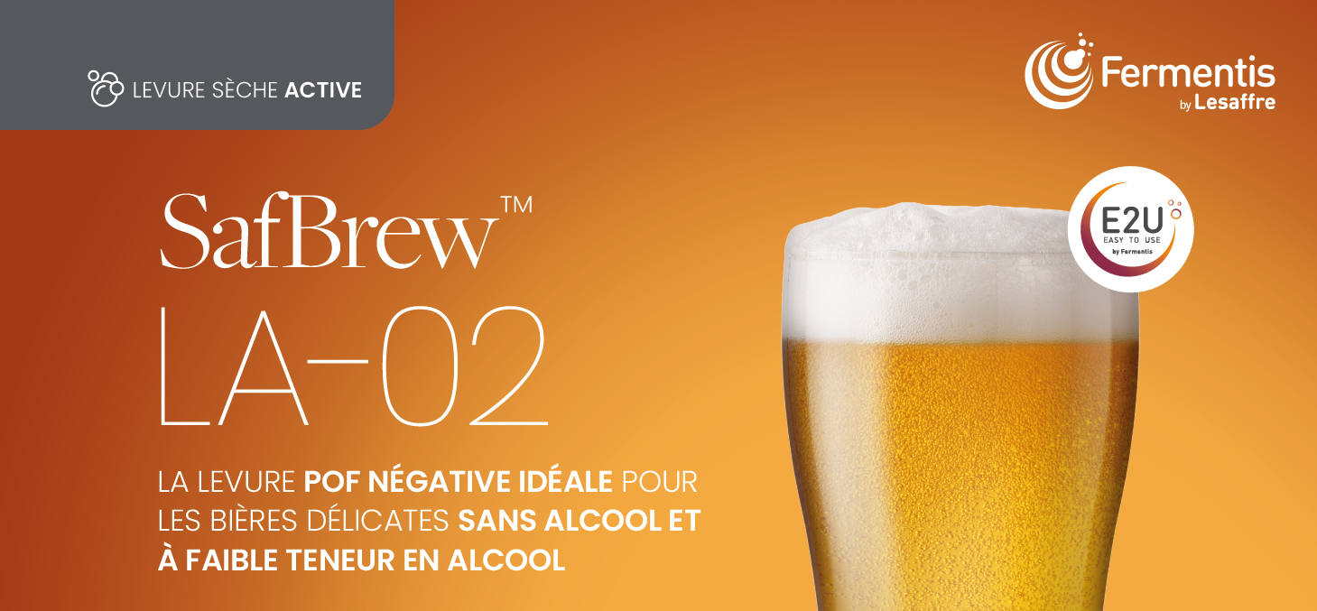 SafBrew™ LA-02 : la nouvelle levure POF négative pour vos NABLAB les plus délicates !